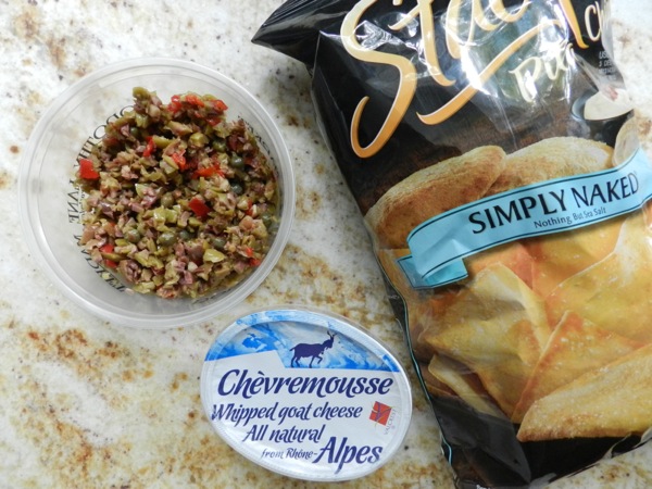 goat cheese and olive tapenade dip