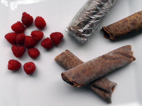 frozen chocolate crepes