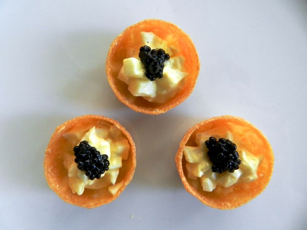 caviar egg cups