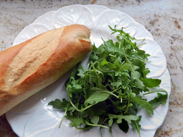 salad and bread