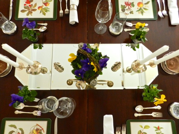 pansy place cards