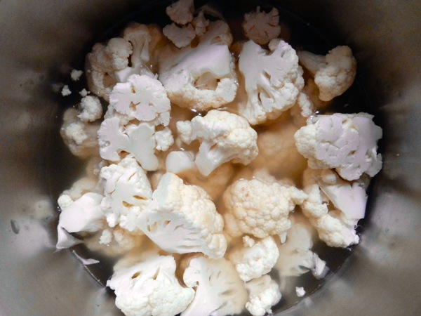 pureed cauliflower 