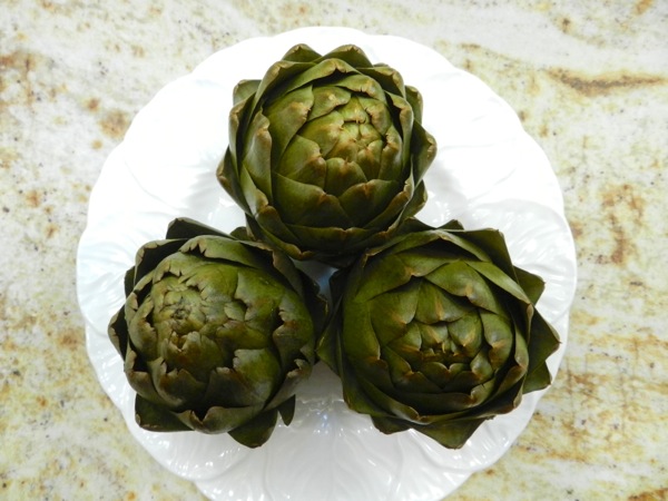 steamed artichokes