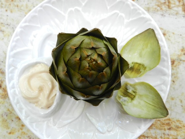 steamed artichokes