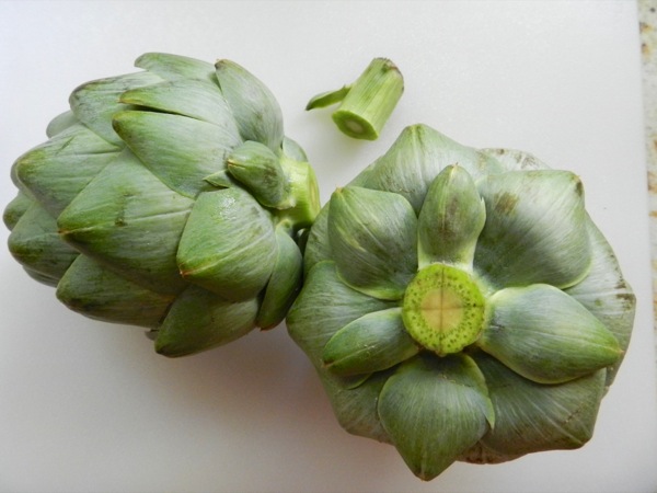 steamed artichokes 