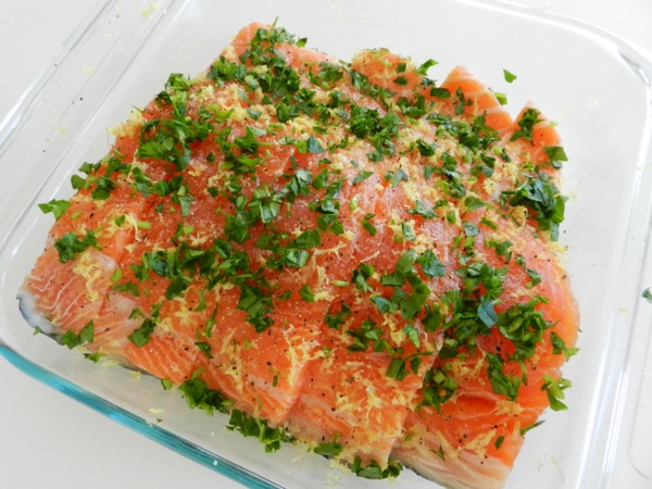 grilled salmon