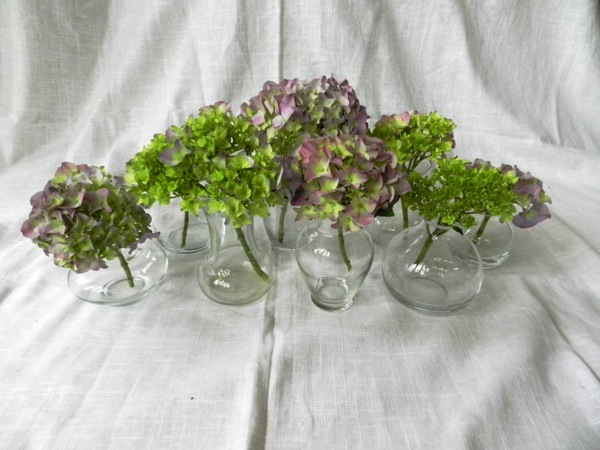 hydrangea arrangement