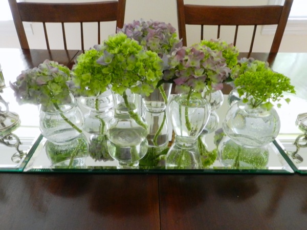 hydrangea arrangement