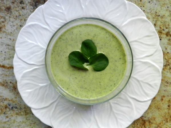 chilled watercress soup