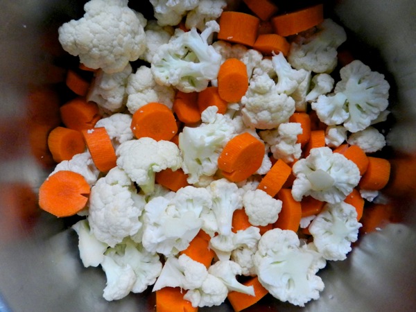 carrot cauliflower mash