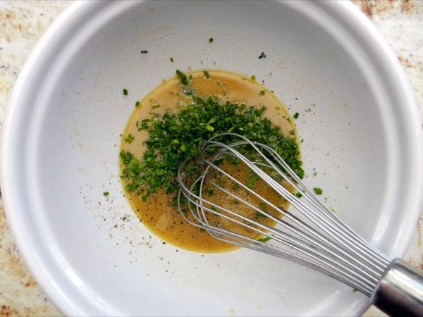 hericot vert, corn and carrot salad