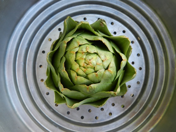 steamed artichoke