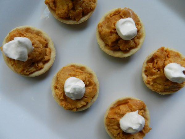 pumpkin tartlettes