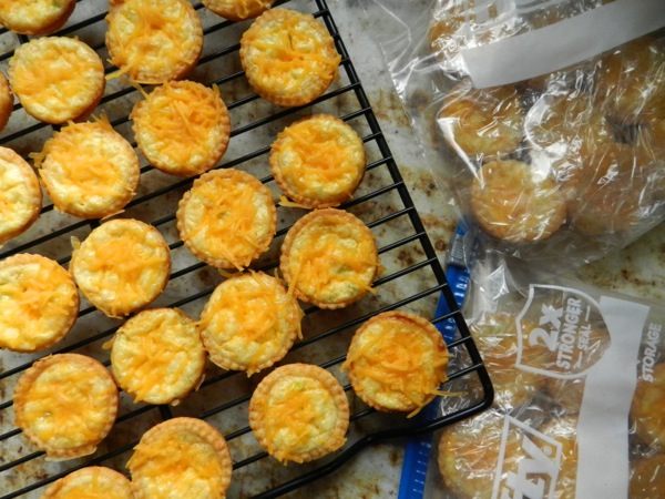 Cheddar cheese tartlets
