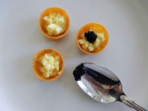 caviar egg cups