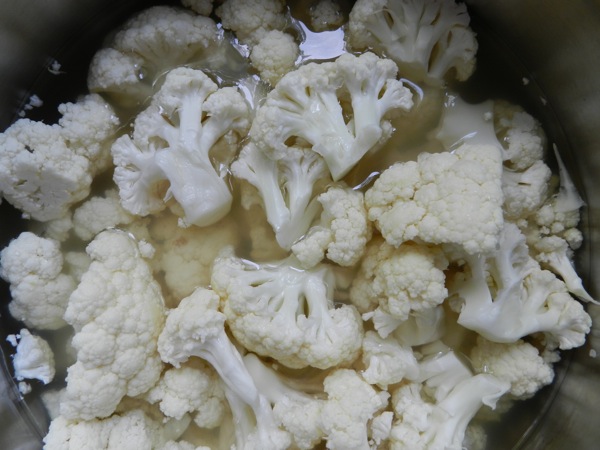 pureed cauliflower