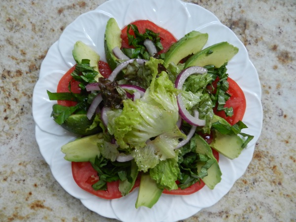 tomato avocado salad