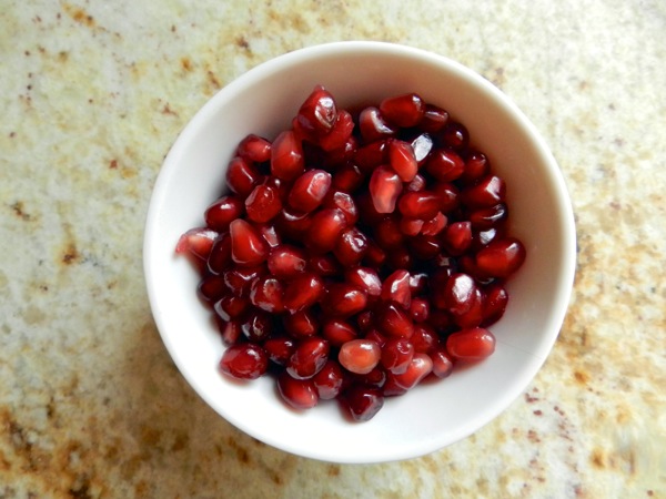 pear and pomegranate salad