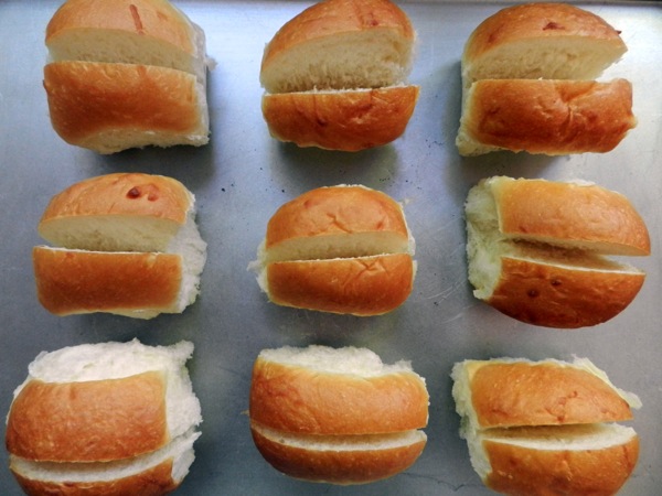 shrimp roll sliders