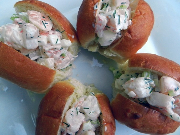 shrimp roll sliders