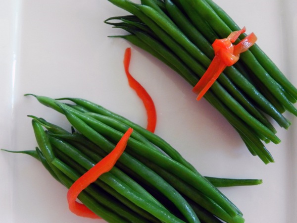 haricots verts bundles