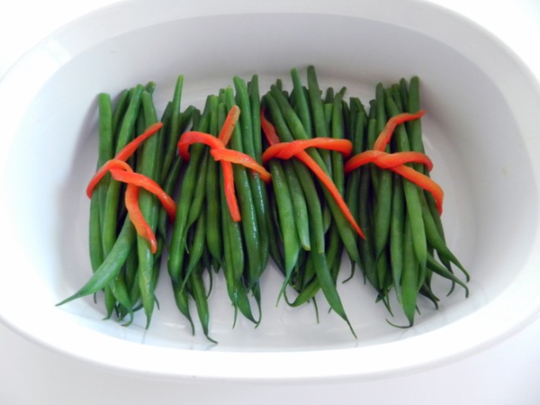 haricots verts bundles